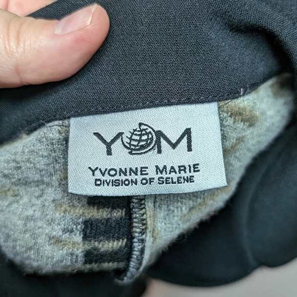 Vintage Yvonne Marie Zip Up Patchwork Fleece Embroidered Jacket  S / M Woman Top - Picture 4 of 7